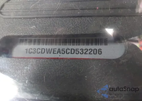 2012 Dodge Caliber Sxt Plus z USA, uszkodzony, nr VIN 1C3CDWEA5CD532206